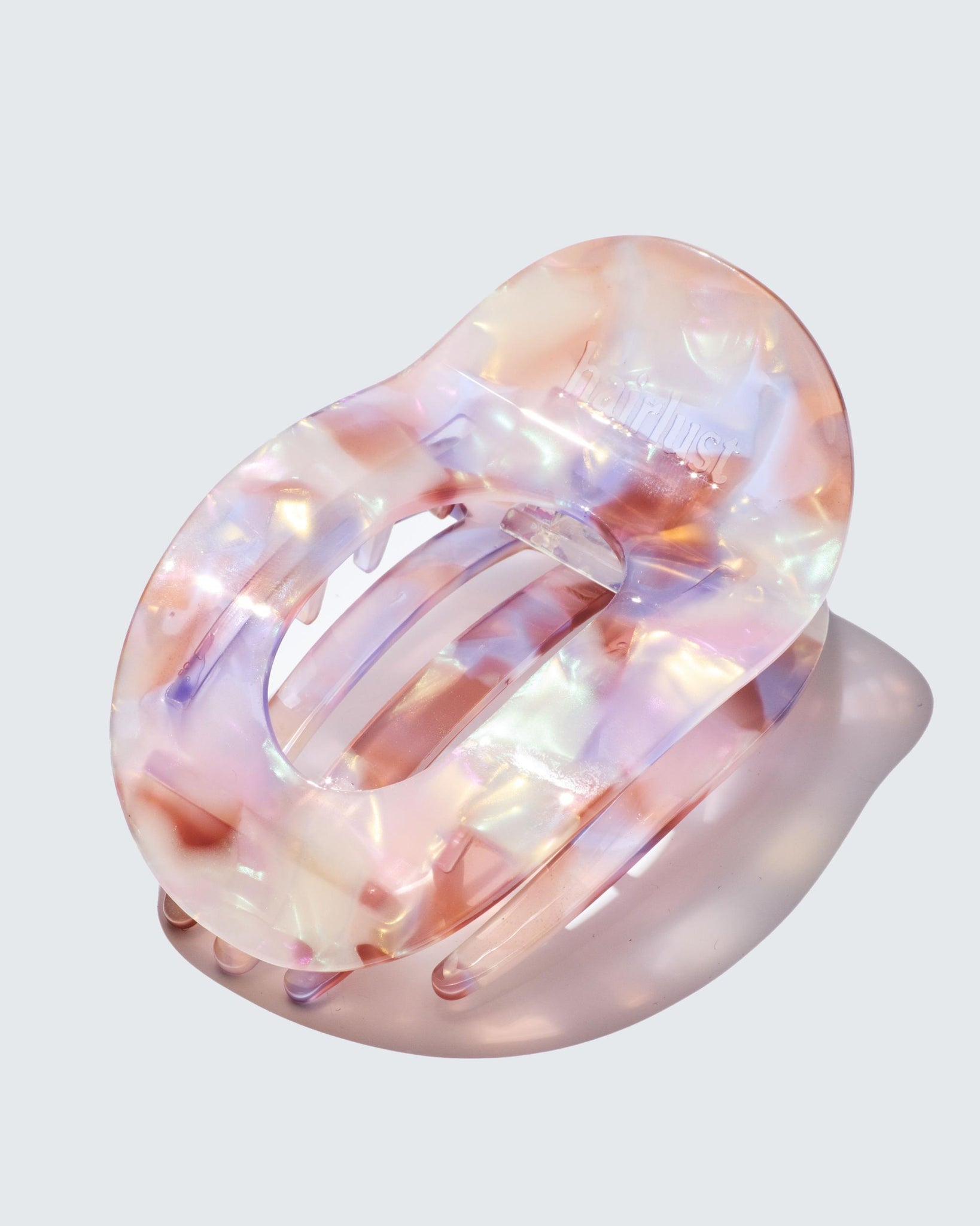 Large Flat Claw Hair Clip, Purple Shell - Köp för SEK 104 - Spara 25%